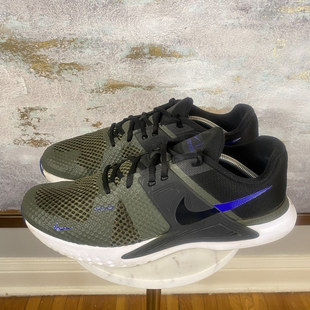Nike Renew Shoes Mens Size 11 Green Black Running Athletic Sneakers Low Top